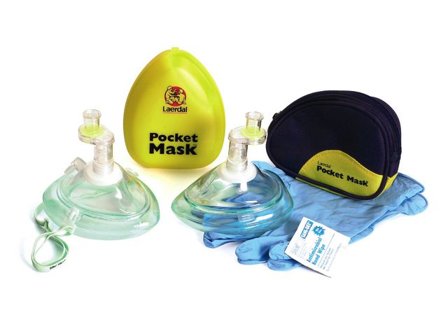 Laerdal Pocketmask i mjukväska - Lyreco - Skyddsutrustning - Första Hjälpen - Andningsmasker