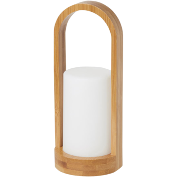 LYSLYKT LED EASY BAMBU HVIT*