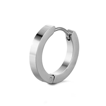 Piercing Örhänge Tjock Ring Silver