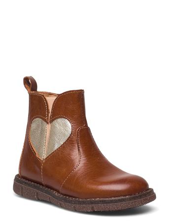 Bisgaard Natalia Snørestøvletter Støvletter Brun Bisgaard