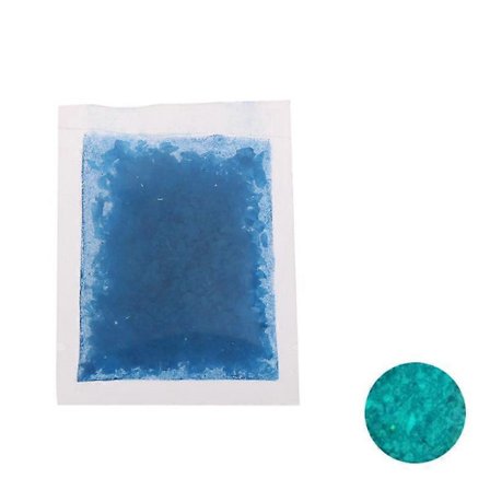 Selvlysende akvariesand til gangbro, gårdhave og DIY dekorativt selvlysende sand, baghave, terrasseindretning, blå/pink