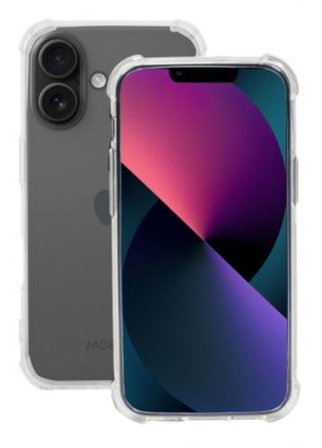 MOBILIS R SERIES FOR IPHONE 16 - TRANSPARENT - SOFT BAG ACCS