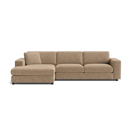 Oasis chaiselong sofa, venstrevendt - Anthology Mørk Beige - 294x151x79 - Sofa, chaiselong