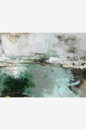 Malerifabrikken - Tavla Hillside - Grön - Tavlor - 120X90 - Från Homeroom