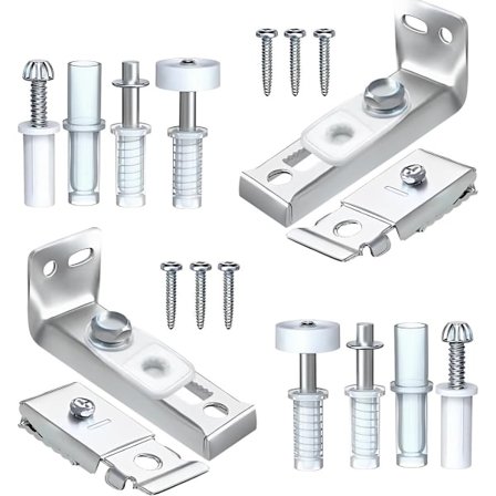 Bi-fold dørskinnesæt, 2 sæt reservedele til bi