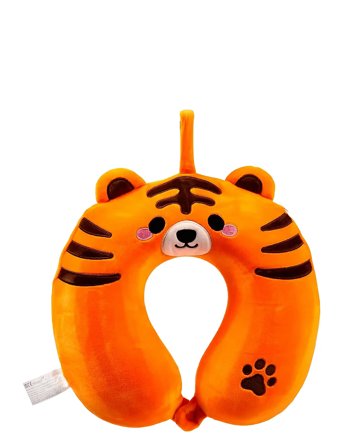 Puckator Relaxeazzz Nico The Penguin Adoramals Plush Memory Foam Travel Pillow - Orange - ONE SIZE