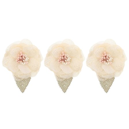 3 st Blomhårklämmor Sidenblomma Hårklämmor Barn Håraccessoarer