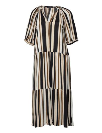Slzaya Flowy Maxi Dress Ss Patterned Soaked In Luxury