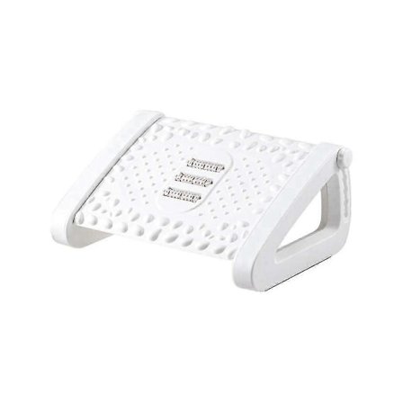 Fotstøtte Justerbar Fotplattform med Ruller Komfortabel Massasje Fotstøtte