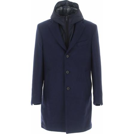 Fay, Coat Niebieski, Mężczyzna, Rozmiar: M
