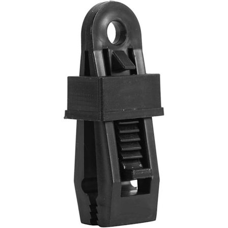 6 stk. plastpresenningsklemmer, kraftige låseteltklemmer, plasttilbehør med høy styrke, kompatibelt for utendørs camping