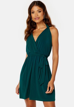 BUBBLEROOM Dyanisa Short Dress Green Klær