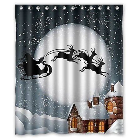 Jultomtens ren Duschdraperi Vattentätt Duschdraperi 180x200 cm