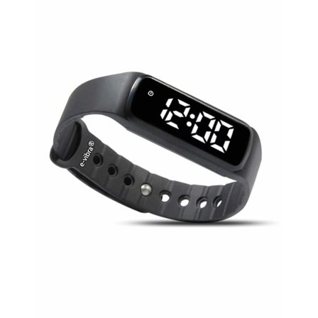 2025 Senaste Modell Potträning Klocka - Tyst Vibrerande Alarm Klocka Pillerpåminnelse Armband med Nedräkningstimer (Svart) Svart