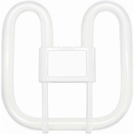 GR10q 4-benet lampe 28W 3500K Varm Hvid, 2000LM, 2D Firkantet CFL Kompakt Lysstofrør 4-benet lampe, AC 220V, GR10q DD Flad Sommerfugl Lampe til