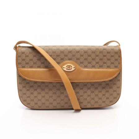Gucci Vintage, Pre-owned Shoulder Bag Bruin, Dames, Maat:ONE Size