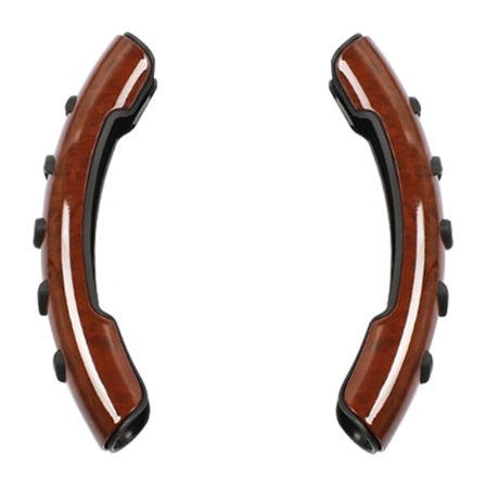 (Persikoträmönster) Universal Bilrattkåpa med Spinner Extra Booster Hjälphandtag Knopp Otroligt Tålig Halkfri