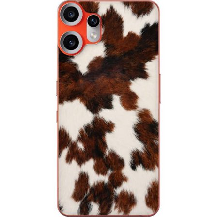 Yhteensopiva Puhelinkuori Nothing CMF Phone 2 Pro Villi luonto pilkullisessa lehmännahkakuosissa