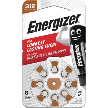 Energizer Hearing Aid Hörapparatsbatteri 312, 1,4 V 312, Elfördelning & strömförsörjning