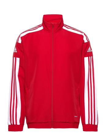 Sq21 Pre Jkt Sweat-shirt Tröja Röd Adidas Performance
