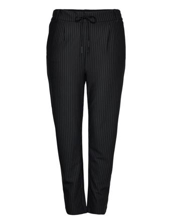 Cargoldtrash Pinstripe Pant Noos Jrs Bukser Med Rette Ben Svart ONLY Carmakoma