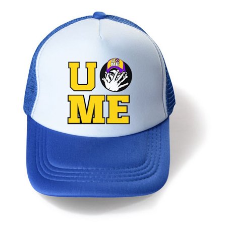 Klassisk Wwe John Cena U Cant See Me Baseball Cap Dame Menn Pustende Trucker Hat Performance