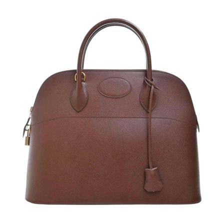 Hermès Vintage HandTass , Bruin , Dames , Maat: ONE Size Vintage Tassen