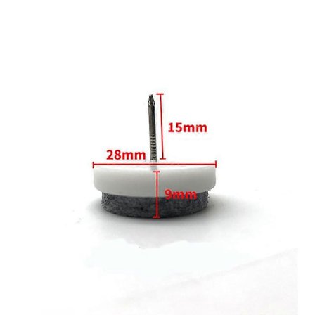 Møbelknotter - 32 Pakke Stolknott, 28mm Diameter Stolknott. Møbelknotter Med Enkel Montering Med Skruer