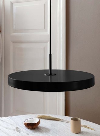 Asteria plus taklampe Ø43 - sort