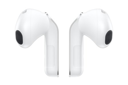Samsung Galaxy Buds4 (hvit) Galaxy AI, adaptiv lyd, AI‐tolk, hodebevegelser for kontroll, Ambient Mode, opptil 6t batteri, IP54