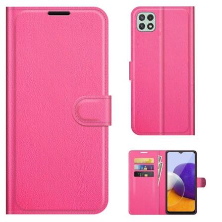 Classic Samsung Galaxy A22 5G L pp kotelo - Rose Pink
