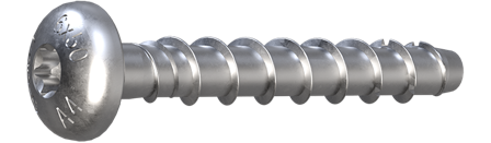 Sormat 9640095885 Betongskrue S-CSA P T30 A4 6x50/5 mm, 10-pakning, Innfesting