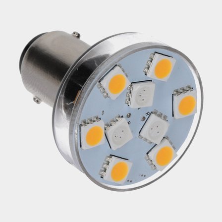 Lampa LED NauticLED, 10 - 35 V, 10 W, BA15D, z białym / czerwonym światłem - Jachtowa