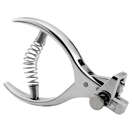 Mønster Notcher Værktøj til Stof Syning Mønster Tang til Klæde Professionel Hulstans Notcher Stanse Tang, 3mm