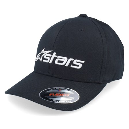 Alpinestars - Sort flexfit Kasket - Blaze 2.0 Hat Black/White Flexfit @ Hatstore
