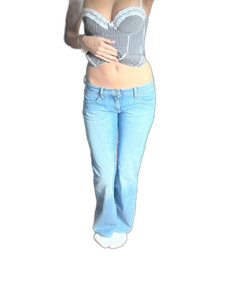 Lågmidjade vintage jeans