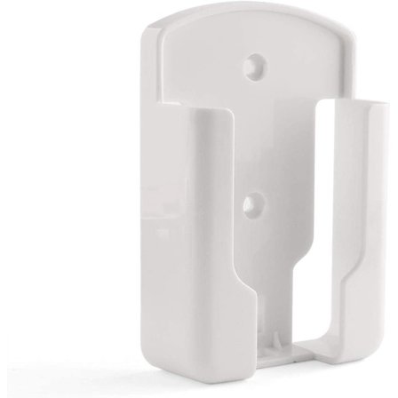 2 kpl Kaukosäätimen Teline Valkoinen Seinään Asennettava Järjestäjä Itsekiinnittyvä Mediasäilytyslaatikko Ilmastointilaitteen Ohjaimelle