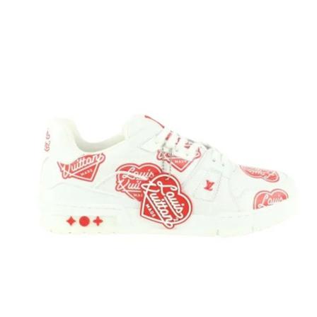 Louis Vuitton Vintage Pre-owned Læder sneakers Hvid, Dame Vintage Sko, Størrelse: 40 EU