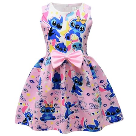 Lilo og Stitch barnekjole Stitch jentekjole-Perfet