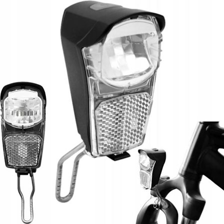 Cykellykta med Reflektorfäste för Gaffel 1W 20 LUX