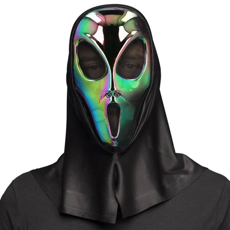 Alien Maske Iriserende Svart