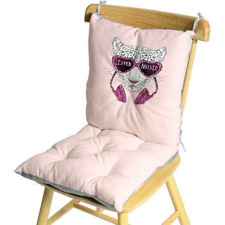 Tryckt sittdyna i bomull och linne, integrerad sittdyna i nordisk stil, hemmadyna i sammet, dyna, integrerad dyna