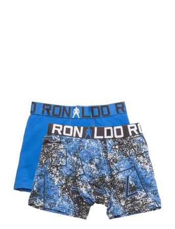 Cr7 Boy's Trunk 2-Pack Night & Underwear Underwear Underpants Blå CR7
