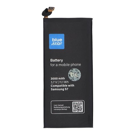 Blå stjerne Samsung S7 Batteri 3000 mAh PREMIUM