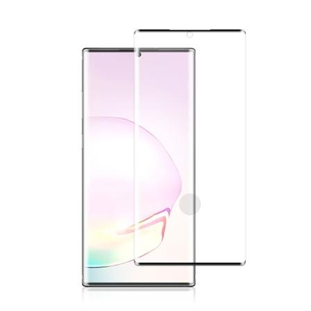 Mocolo 3D Curved Härdat Glas Skärmskydd för Galaxy Note 20 Ultra - Svart Svart