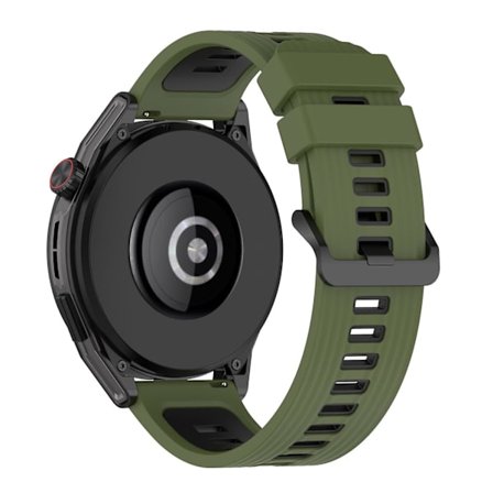 Silikonarmband för Huawei Watch GT/GT 3 46mm /Watch 4/ Galaxy Watch 46mm/Garmin Forerunner 265