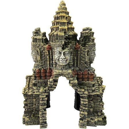 Stor Buddha-staty för akvarium - Akvarieprydnad med hål för kampfisk