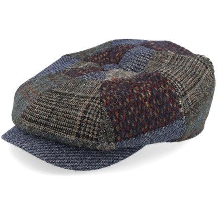 Lierys - Multi Cap - 8-panel Cap Patchwork Multicolor Flat Cap @ Hatstore