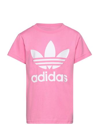 Trefoil Tee T-shirts Short-sleeved Rosa Adidas Originals*Betinget Tilbud