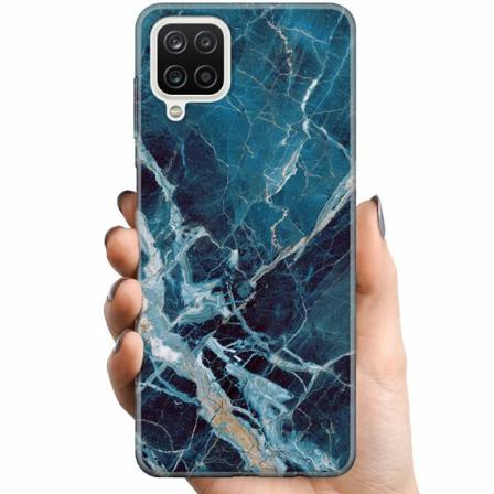Samsung Galaxy A12 Tpu Mobilskal Marmor